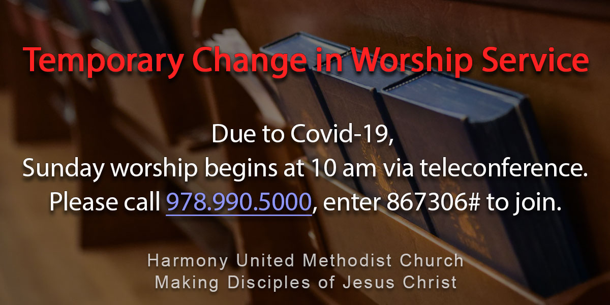 Temporary Change in Worship