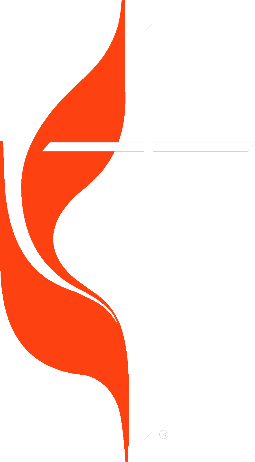 united methodist cross and flame logo